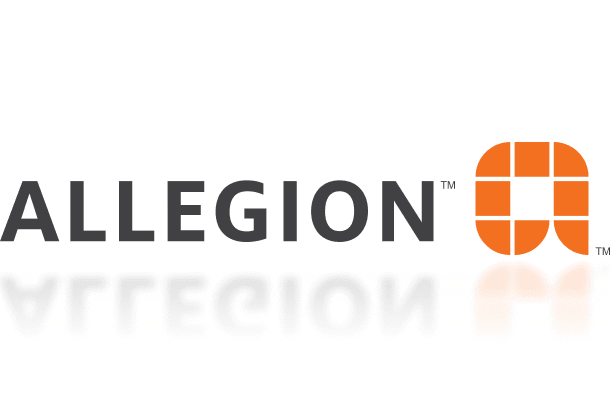 The official Allegion logo