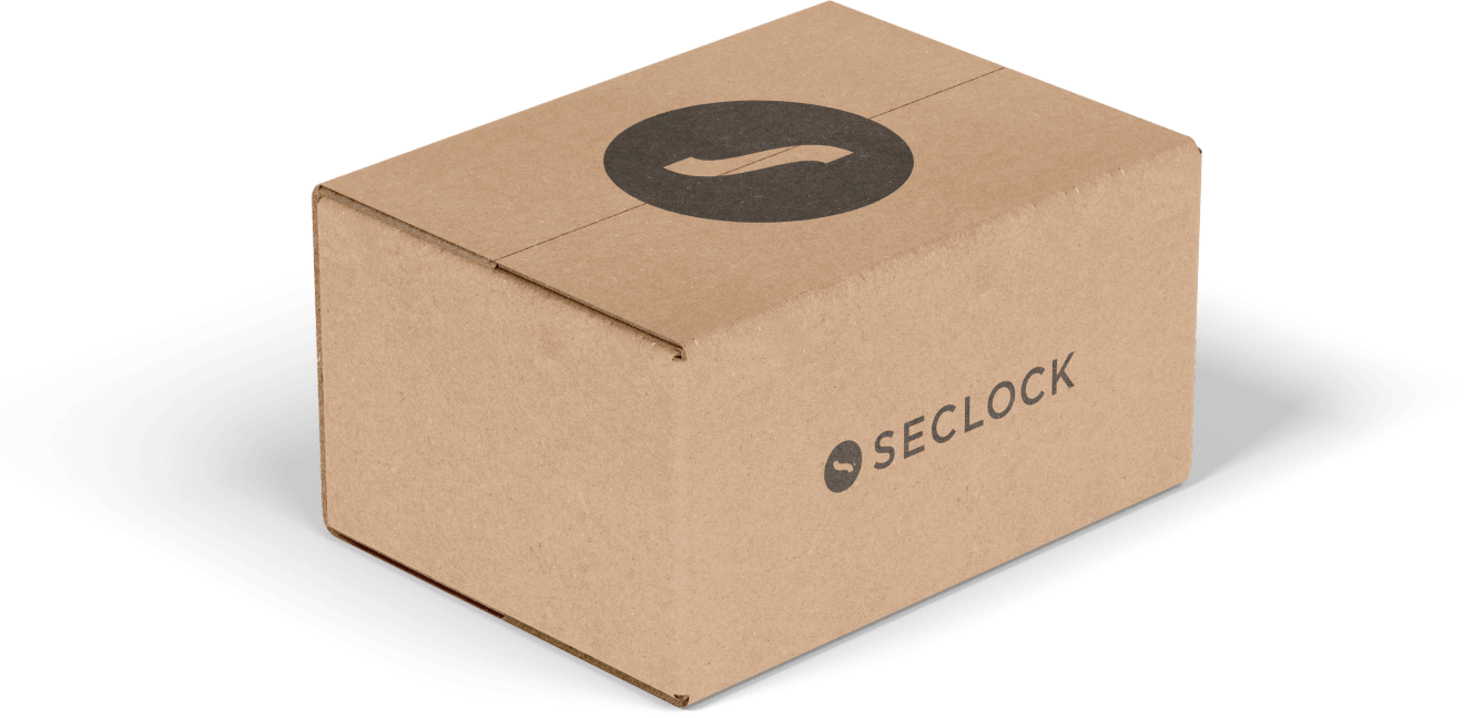 A box with SECLOCK branding